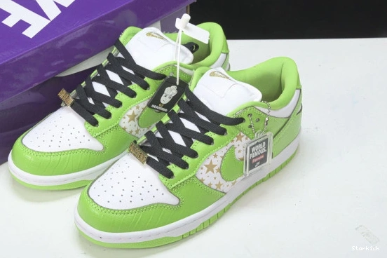 Nike Stars Low Mean Supreme DH3228-101 SB Green Dunk 0714